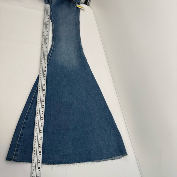NWT We The Free People Jeans Womens Size  24 Just Float On Flare Raw Hem Hippie - Picture 12 of 12